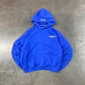 Essentials Men’s Blue Pullover Hoodie